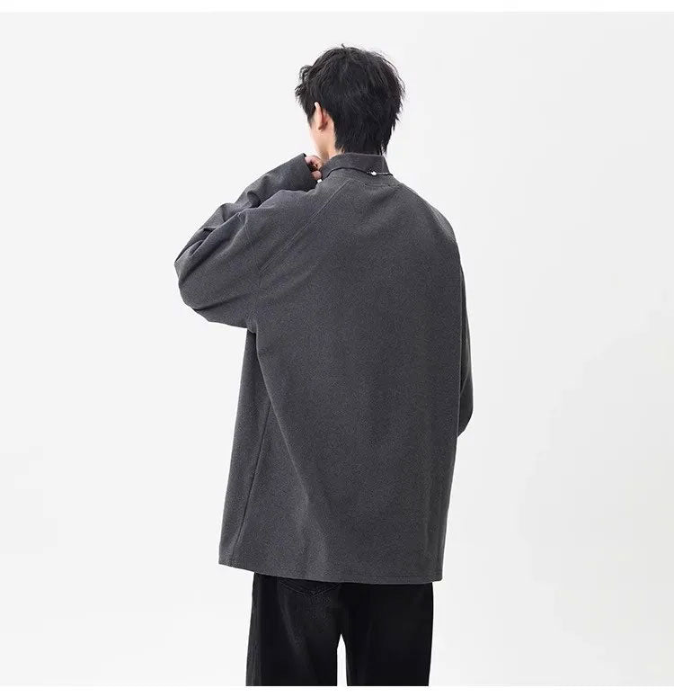 Men’s Half-Turtleneck Winter T-Shirt