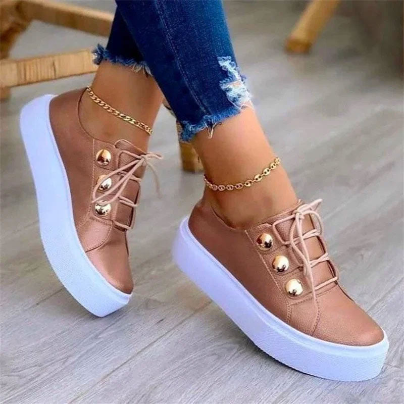 Women’s Leather Platform Sneakers