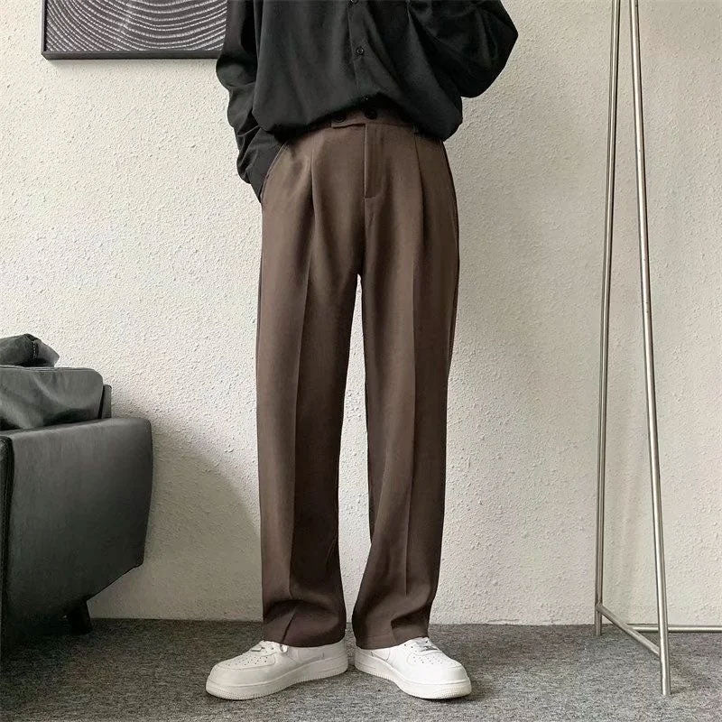 Ice-Silk Men’s Summer Straight Pants