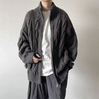 Men’s Knit Stand-Collar Cardigan