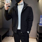 Men's Stand Collar Casual Jacket