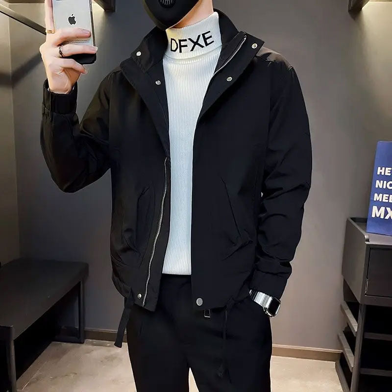 Men's Stand Collar Casual Jacket