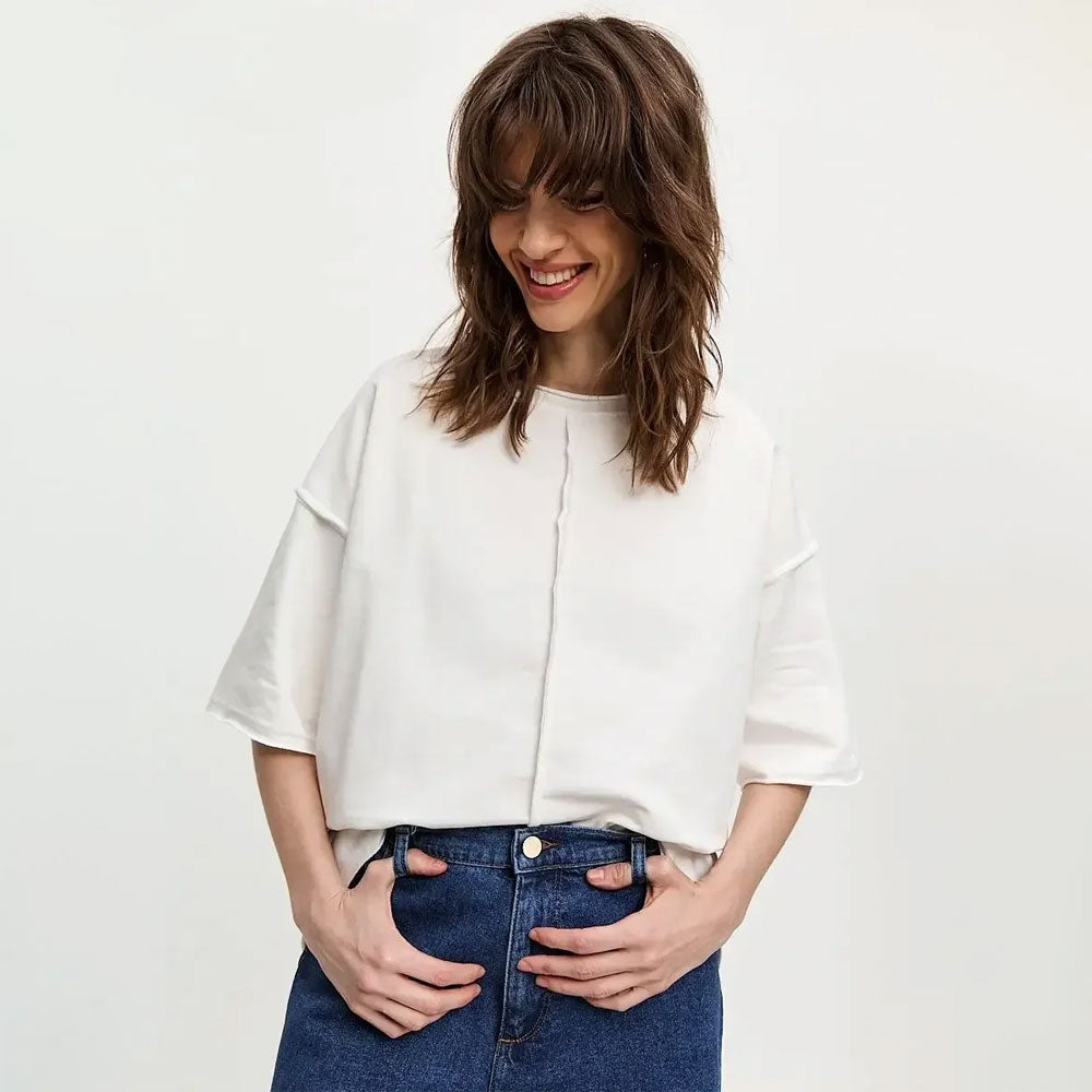 Casual Oversized Cotton T-Shirt Women