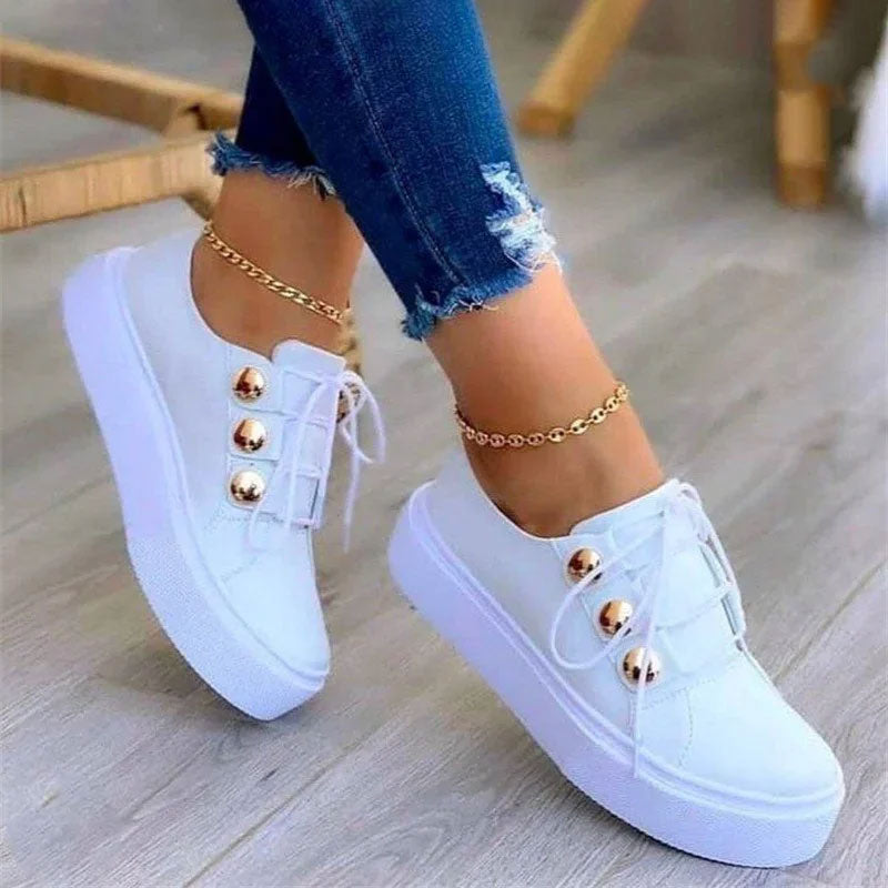 Women’s Leather Platform Sneakers