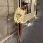 Oversized Knitted Round-Neck Sweater