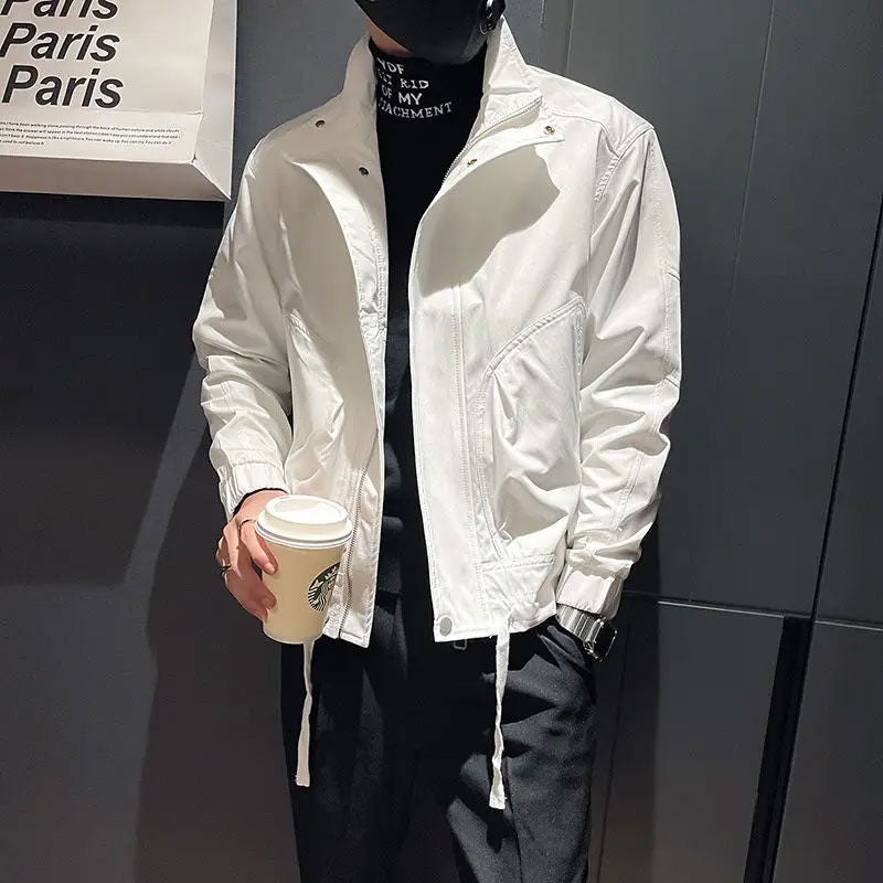 Men's Stand Collar Casual Jacket