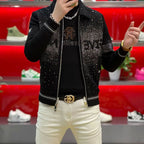 Men’s Diamond Texture Trend Jacket