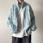 Men’s Knit Stand-Collar Cardigan