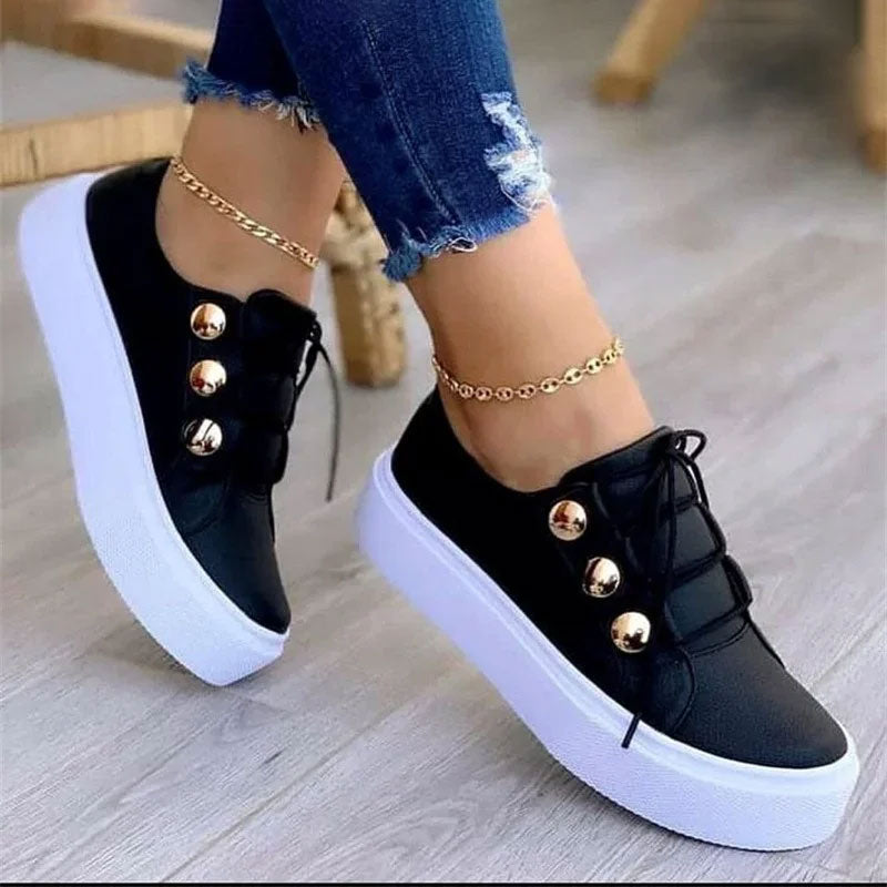 Women’s Leather Platform Sneakers