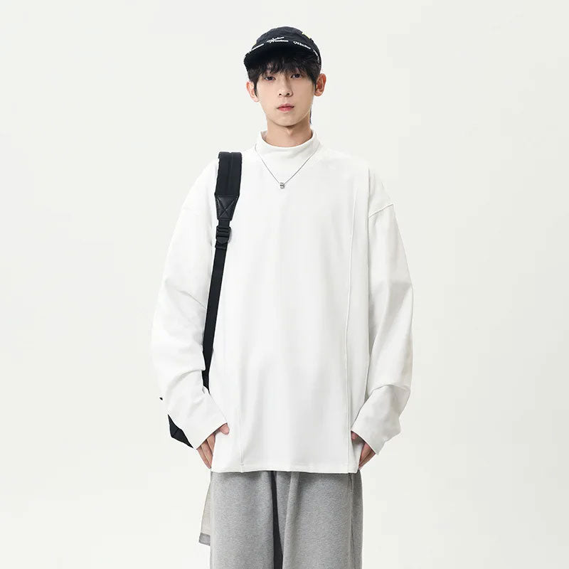 Men’s Half-Turtleneck Winter T-Shirt