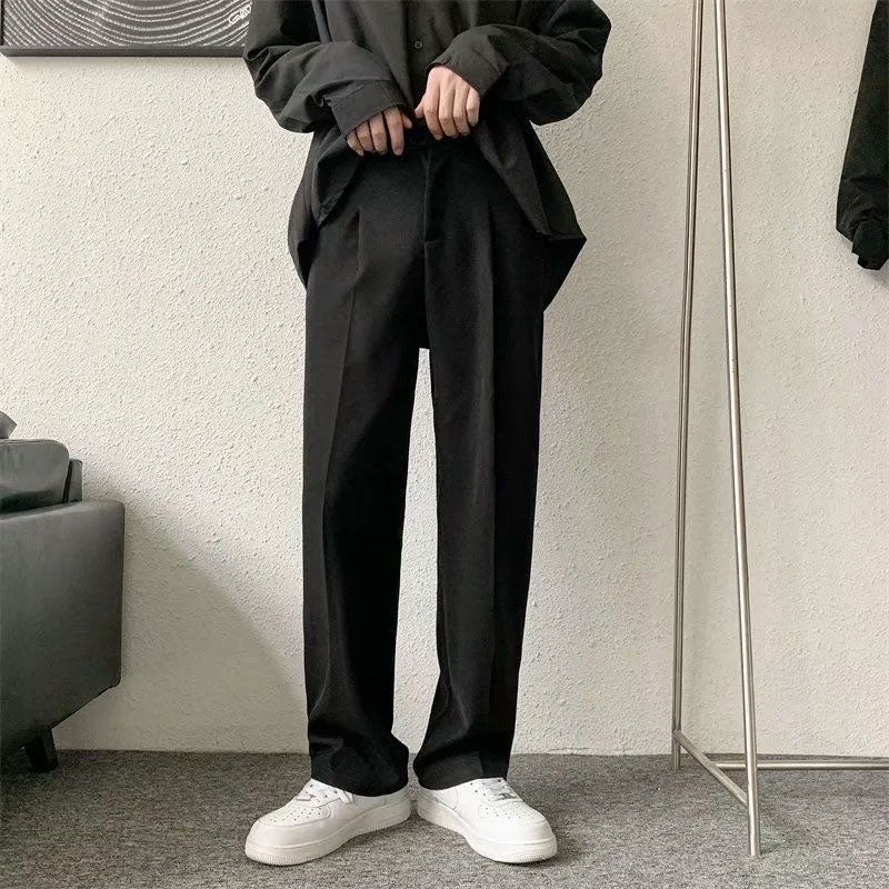 Ice-Silk Men’s Summer Straight Pants