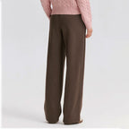 High-Waist Wide-Leg Casual Pants