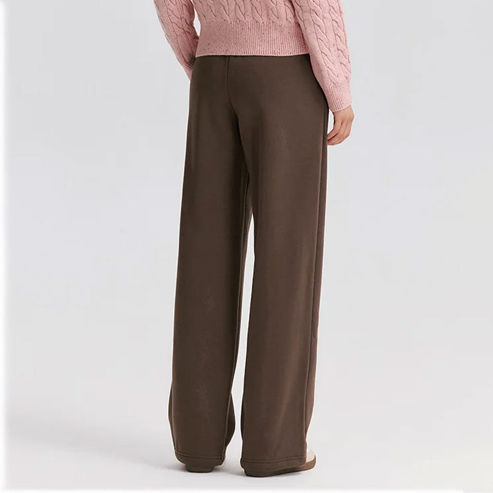 High-Waist Wide-Leg Casual Pants