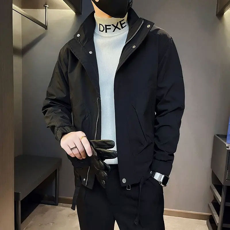 Men's Stand Collar Casual Jacket