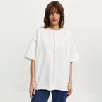 Casual Oversized Cotton T-Shirt Women