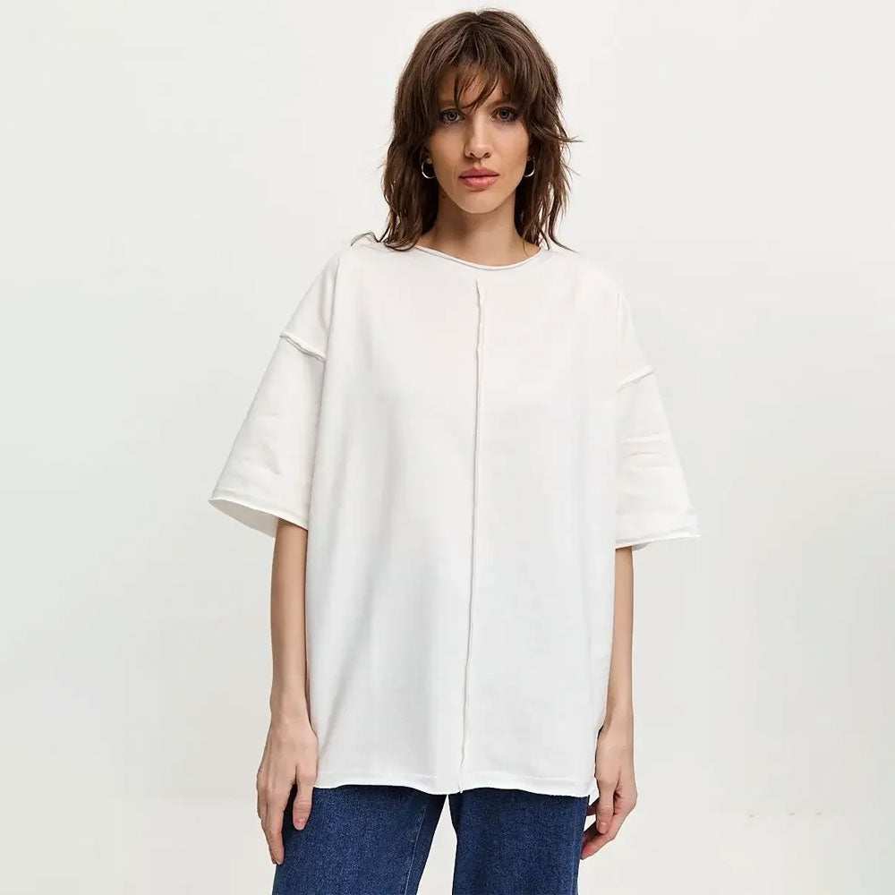 Casual Oversized Cotton T-Shirt Women